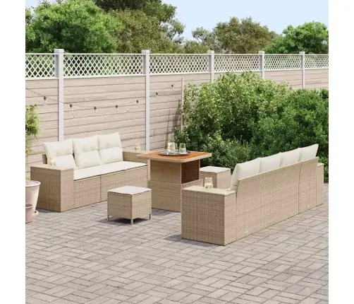 Dārza Dīvānu Komplekts 10 Pcs Bēšs Un Krēms 80 X 80 X 71 Cm Vidaxl Dārza Dīvānu Komplekts 10 Pcs Bēšs Un Krēms 80 X 80 X 71 Cm Vidaxl