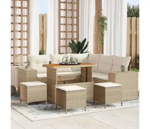 Aia Diivanikomplekt Padjaga Ladustamisega 9 Pcs Beez Ja Koor