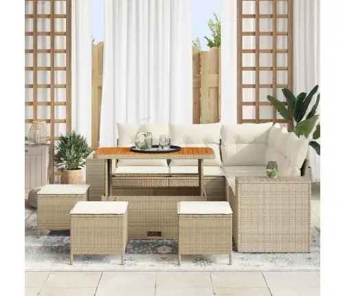 Aia Diivanikomplekt Padjaga Ladustamisega 9 Pcs Beez Ja Koor