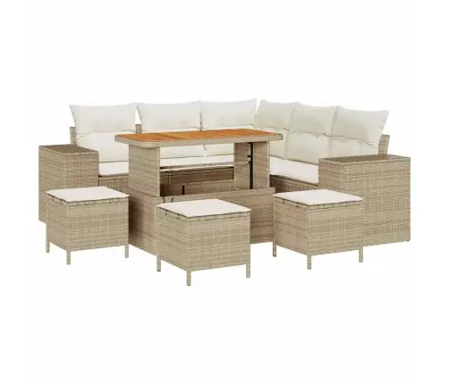 Aia Diivanikomplekt Padjaga Ladustamisega 9 Pcs Beez Ja Koor