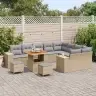 Dārza Dīvānu Komplekts Ar Spilvenu 12 Pcs Bēša Un Gaiši Pelēka Vidaxl Dārza Dīvānu Komplekts Ar Spilvenu 12 Pcs Bēša Un Gaiši Pelēka Vidaxl