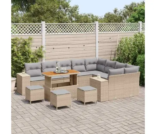 Aia Diivanikomplekt Padjaga Padjaga 13 Pcs Beež Ja Heledhall