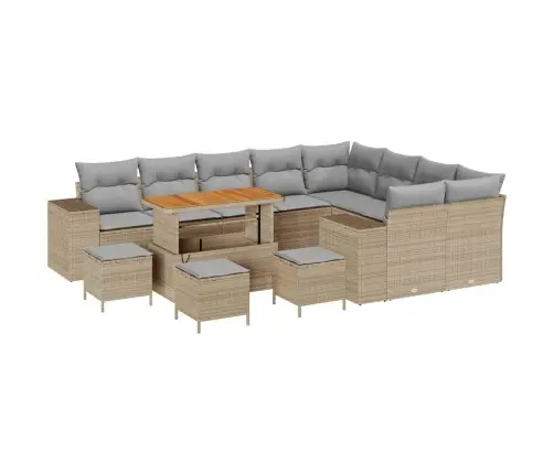 Aia Diivanikomplekt Padjaga Padjaga 13 Pcs Beež Ja Heledhall