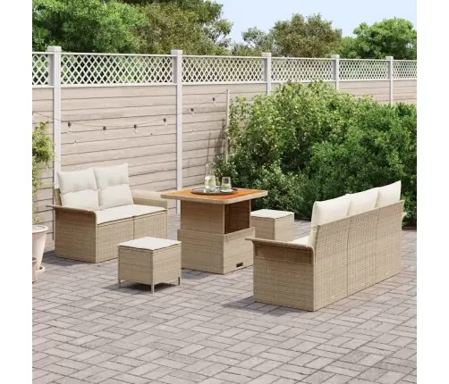 Dārza Dīvānu Komplekts 8 Pcs Bēšs Un Krēms 80 X 80 X 71 Cm Vidaxl Dārza Dīvānu Komplekts 8 Pcs Bēšs Un Krēms 80 X 80 X 71 Cm Vidaxl