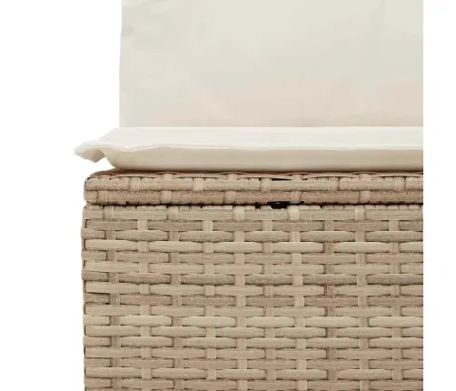 Sodo Sofų Rinkinys 9 Pcs Bežinė Ir Kreminė 90 X 55 X 71 Cm