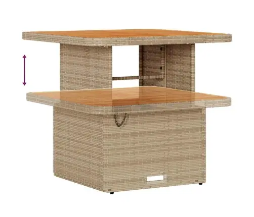 Dārza Dīvānu Komplekts 11 Pcs Bēšs Un Krēms 80 X 80 X 71 Cm Vidaxl