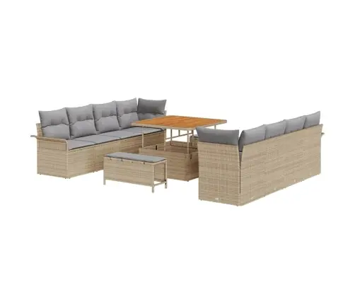 Aia Diivanikomplekt Padjaga Padjaga 11 Pcs Beež Ja Heledhall