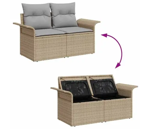 Aia Diivanikomplekt Padjaga Padjaga 13 Pcs Beež Ja Heledhall