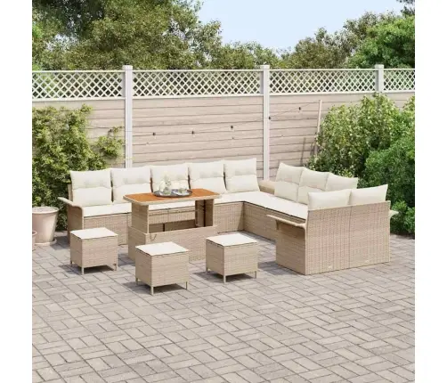 Aia Diivanikomplekt Padjaga Ladustamisega 14 Pcs Beez Ja Koor