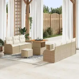 Aia Diivanikomplekt Padjaga 10 Pcs Beez Ja Koor 80 X 80 X 71 Cm