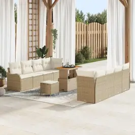 Dārza Dīvānu Komplekts 11 Pcs Bēšs Un Krēms 90 X 55 X 71 Cm Vidaxl Dārza Dīvānu Komplekts 11 Pcs Bēšs Un Krēms 90 X 55 X 71 Cm Vidaxl