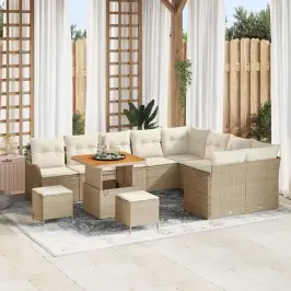 Aia Diivanikomplekt Padjaga 12 Pcs Beez Ja Koor 80 X 80 X 71 Cm