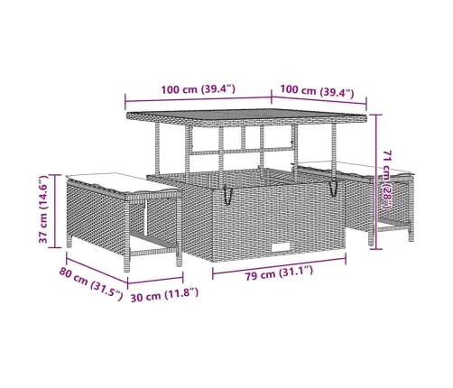 Aia Diivanikomplekt Padjaga Ladustamisega Padjaga 13 Pcs Hall