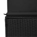 Sodo Sofų Rinkinys Su Pagalve 9 Pcs Juoda 90 X 55 X 71 Cm