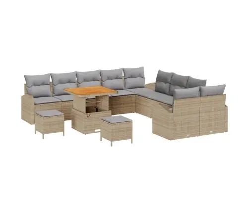 Aia Diivanikomplekt Padjaga Padjaga 13 Pcs Beež Ja Heledhall