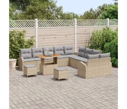 Aia Diivanikomplekt Padjaga Padjaga 13 Pcs Beež Ja Heledhall