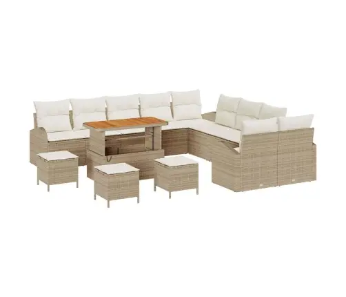 Aia Diivanikomplekt Padjaga Ladustamisega 14 Pcs Beez Ja Koor