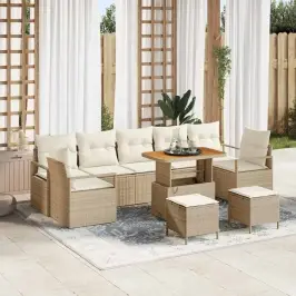 Aia Diivanikomplekt Padjaga 10 Pcs Beez Ja Koor 90 X 55 X 71 Cm