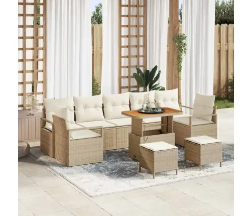 Aia Diivanikomplekt Padjaga Ladustamisega 10 Pcs Beez Ja Koor