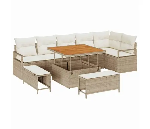 Aia Diivanikomplekt 9 Pcs Beez Ja Koor 100 X 100 X 71 Cm