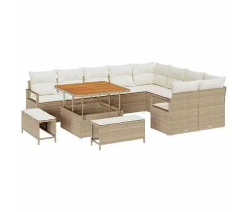 Aia Diivanikomplekt Padjaga Ladustamisega 12 Pcs Beez Ja Koor