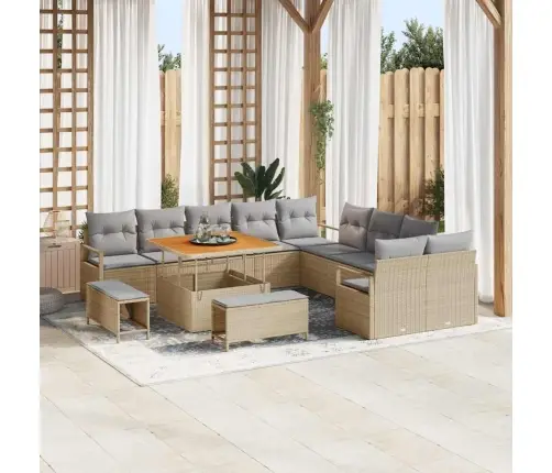 Aia Diivanikomplekt Padjaga Padjaga 13 Pcs Beež Ja Heledhall