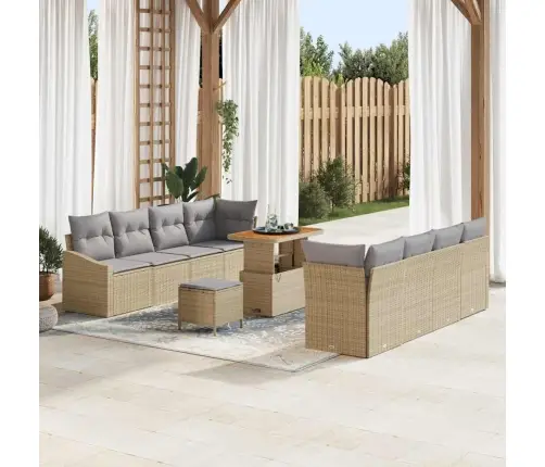 Aia Diivanikomplekt Padjaga Padjaga 11 Pcs Beež Ja Heledhall