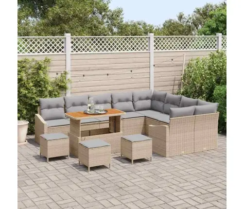 Aia Diivanikomplekt Padjaga Padjaga 13 Pcs Beež Ja Heledhall