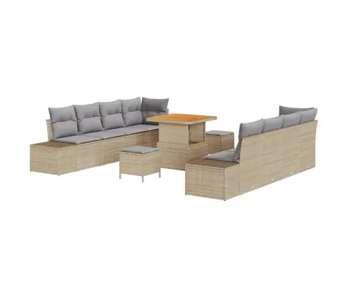 Aia Diivanikomplekt Padjaga Padjaga 11 Pcs Beež Ja Heledhall