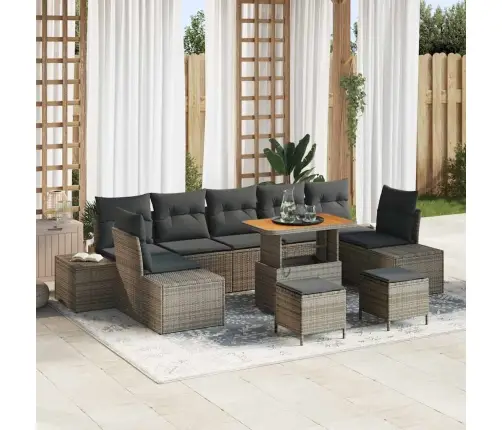 Aia Diivanikomplekt Padjaga Padjaga 10 Pcs Helehall Ja Tumehall