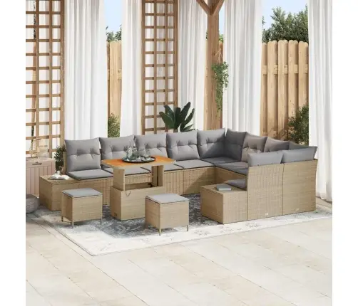 Aia Diivanikomplekt Padjaga Padjaga 12 Pcs Beež Ja Heledhall