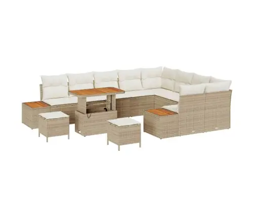 Aia Diivanikomplekt Padjaga Ladustamisega Beež Polürooster