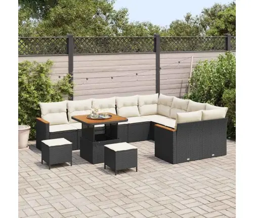 Aia Diivanikomplekt Padjaga Ladustamisega Must Polürooster