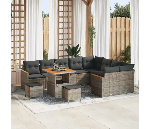 Aia Diivanikomplekt Padjaga Padjaga 12 Pcs Hall Polü Rattan