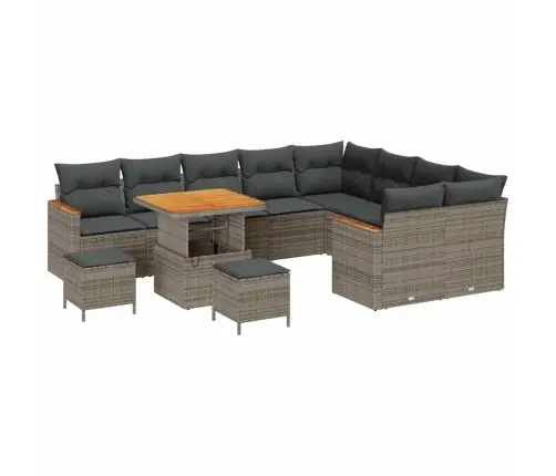 Aia Diivanikomplekt Padjaga Padjaga 12 Pcs Hall Polü Rattan