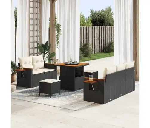 Aia Diivanikomplekt Padjaga Ladustamisega Must Polürooster