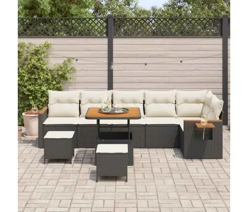 Aia Diivanikomplekt Padjaga Ladustamisega Must Polürooster