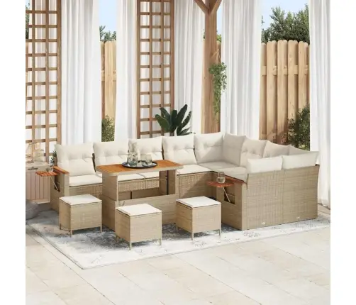 Aia Diivanikomplekt Padjaga Ladustamisega Beež Polürooster