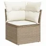 Dārza Dīvānu Komplekts 8 Pcs Beige, Krēmkrāsa 80 X 80 X 71 Cm Vidaxl