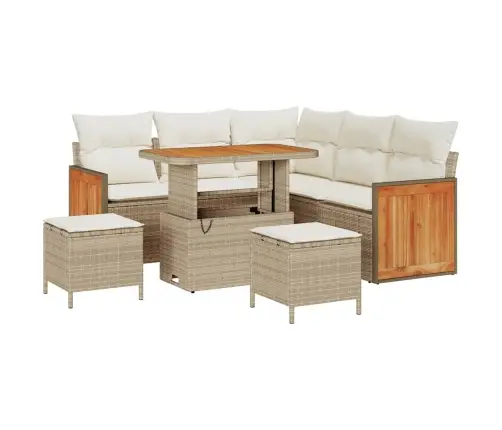 Aia Diivanikomplekt 8 Pcs Beez Ja Koor Polürotang