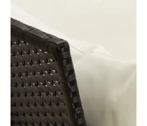 Dārza Dīvāns Ar Spilveniem, Melna Pe Rotangpalma Vidaxl