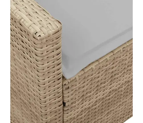 Sodo Sofa Su Pagalvėlėmis, Smėlio, Poliratanas