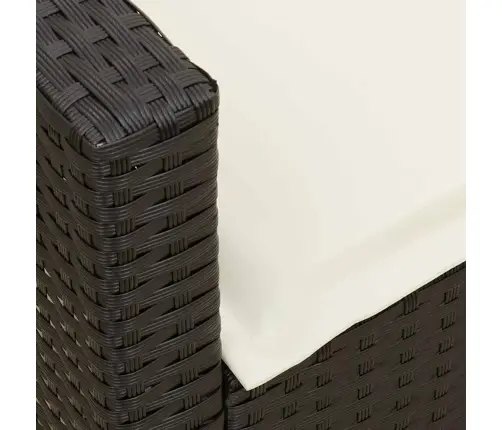 4-Daļīgs Dārza Dīvāna Komplekts Ar Matračiem, Pe Rotangpalma Vidaxl