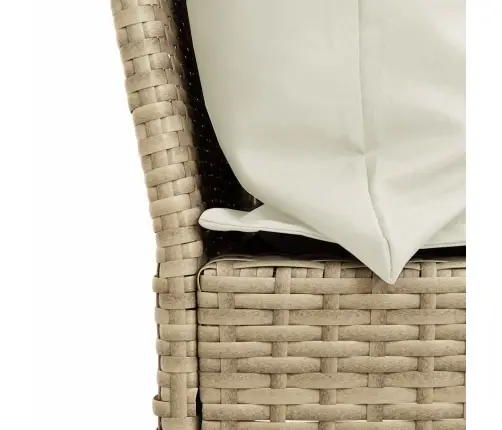 3-Osaline Aiadiivani Komplekt Patjadega, Beež, Polürotang