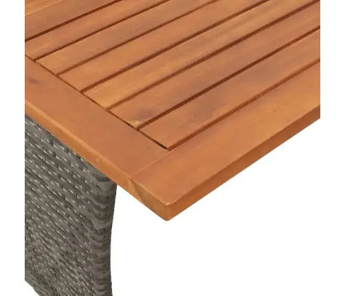 5-Osaline Aiamööblikomplekt Istmepatjadega, Polürotang, Hall