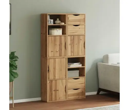 Külgkapid 4 Tk Odda, 40X24X79 Cm Täispuidust Mänd
