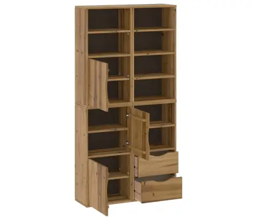 Sānu Skapji 4 Gab., Odda, 40X24X79 Cm, Priedes Masīvkoks Vidaxl Sānu Skapji 4 Gab., Odda, 40X24X79 Cm, Priedes Masīvkoks Vidaxl