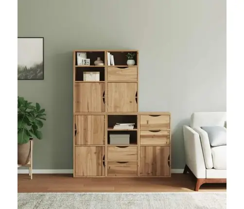 Külgkapid 5 Tk Odda, 40X24X79 Cm Täispuidust Mänd Külgkapid 5 Tk Odda, 40X24X79 Cm Täispuidust Mänd