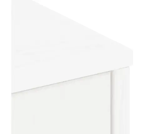 Sānu Skapji 5 Gab., Odda, Balts, 40X24X79 Cm, Priedes Masīvkoks Vidaxl