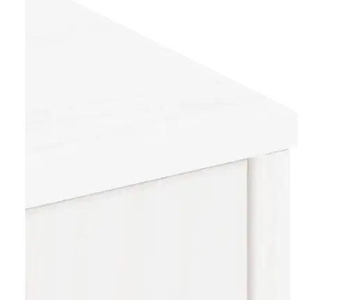 Šoninė Spintelė 5 Vnt Odda, Baltas, 40X24X79 cm Pušies Masyvas